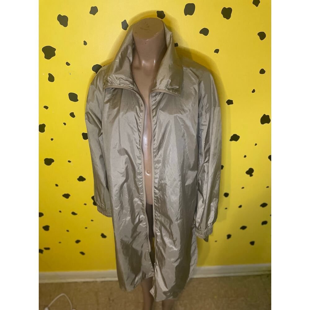 Y2k Vinatge Womens Oversized Windbreaker Jacket 3XLightweight Zip Up Outerwear